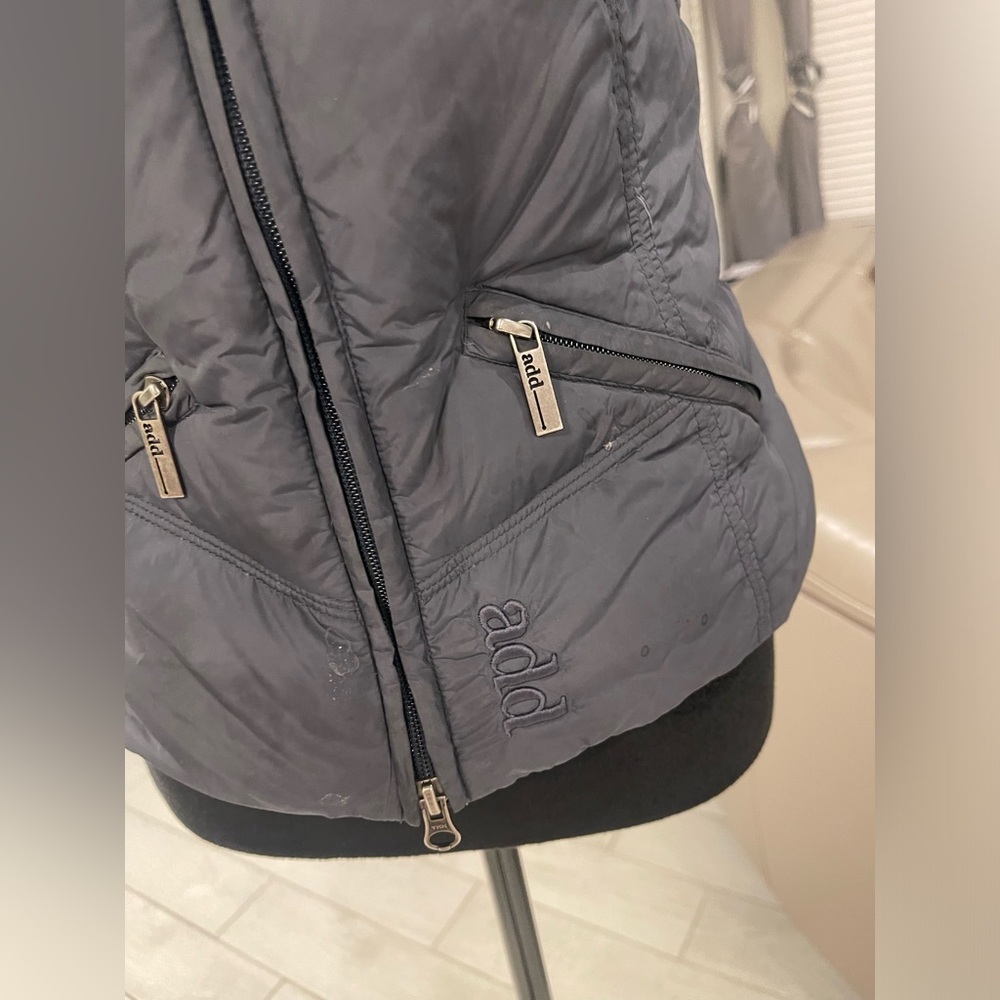 Add Down Puffer zip up Vest US 4 - Picture 3 of 9